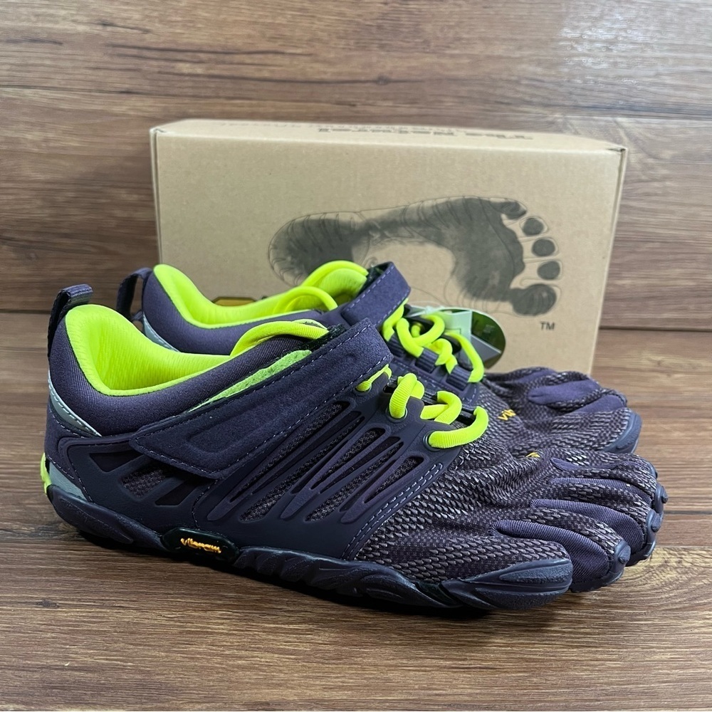 Vibram Five Fingers V-Train Purple Barefoot Trail Shoes Women’s Size 6-6.5 (36)